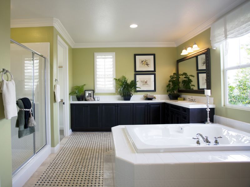 Bathroom Renovation Featuring Refinished Tub